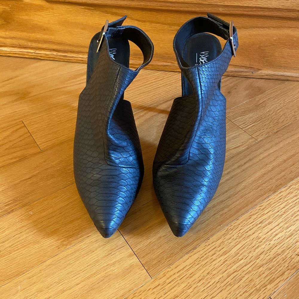 Black Slingback Heels